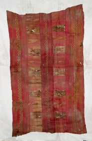 Pre-Columbian Chancay Period Woven Textile Shroud