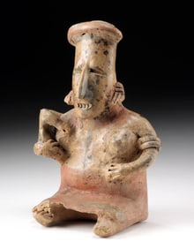 Jalisco Pottery Maternal Guardian Shaft Tomb Figure