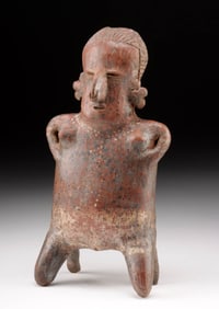 Jalisco Nude Female Figure - Bold Form, Painted Jewelry