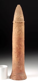 Ancient African Bura Phallic Ceramic Burial Urn