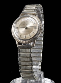 Bulova 14K Gold-Silver Tone Wristwatch w/ Flex Band