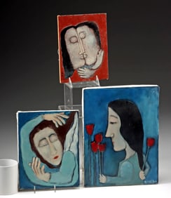3 Paintings by Rose Walton - Touching Portrayals (1999)