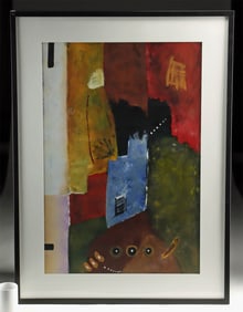 Framed Mixed Media Painting by Miller - "Absolute X"