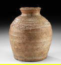 15th C. Japanese Shigaraki Pottery Uzukumaru Jar