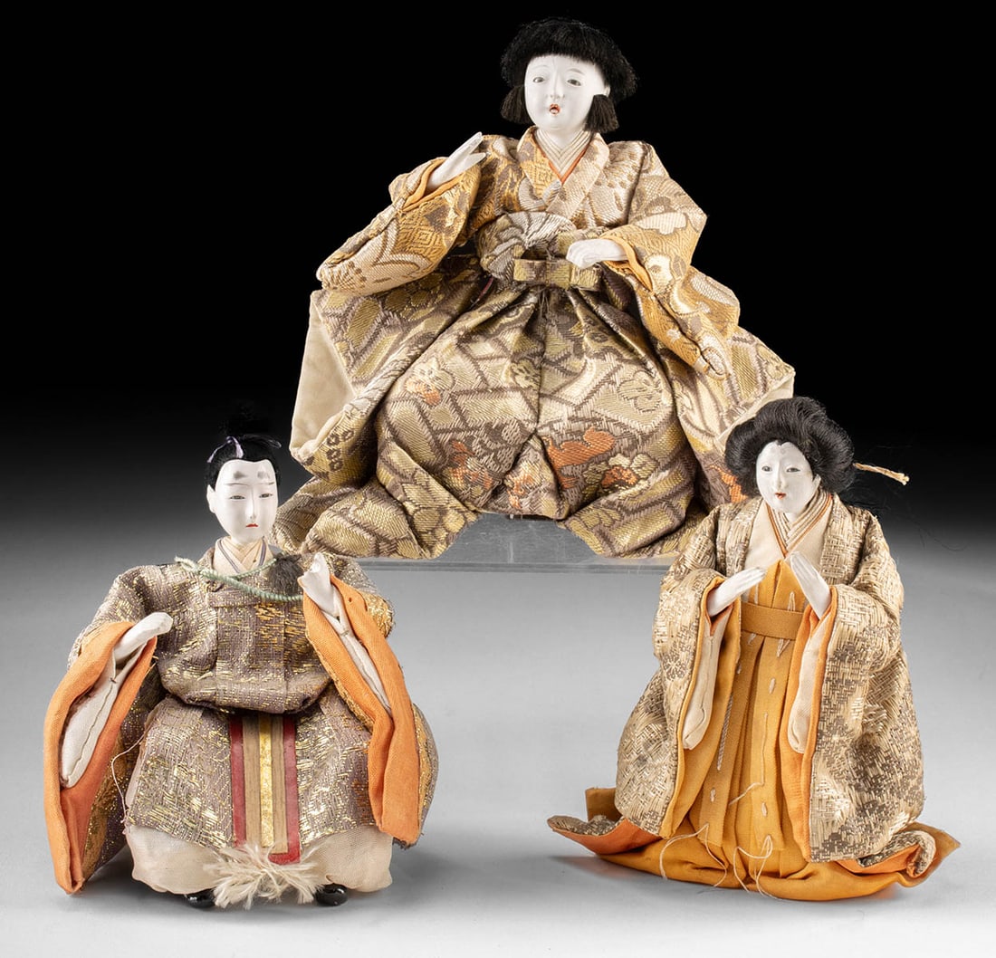 Erotic 20th Century Japanese Hakata Doll Shunga.