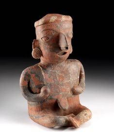 Choice Nayarit Mesoamerican Pottery Ballplayer Effigy