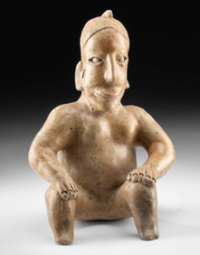 Jalisco Pottery Seated Figure - Doh!