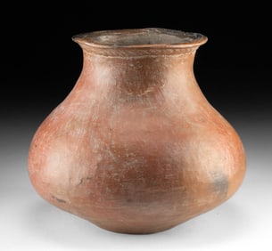 Large Colima Redware Pottery Jar