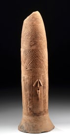 Ancient African Bura Pottery Funerary Urn Vessel