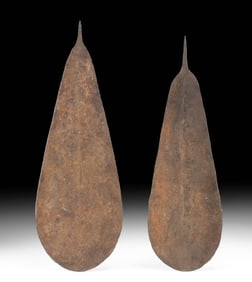19th C. Cameroon Iron Hoe Money / Trade Currency