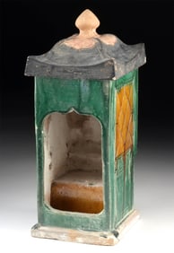 Chinese Ming Sancai Glazed Ceramic Palanquin Model