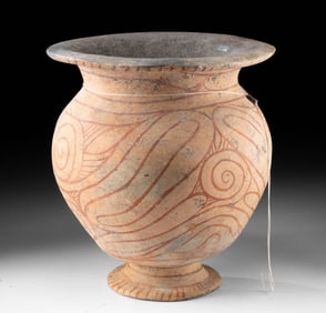 Ban Chiang Terracotta Vessel - Spiral Motifs