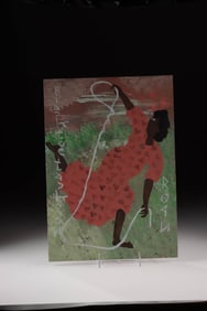 Black Joe Jackson Painting - "Ropn"
