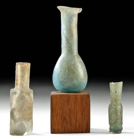Ancient Roman & Medieval Islamic Glass Vessels, 3 pcs
