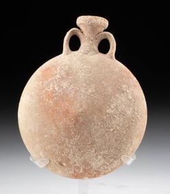 Roman Holy Land Pottery Pilgrim Flask