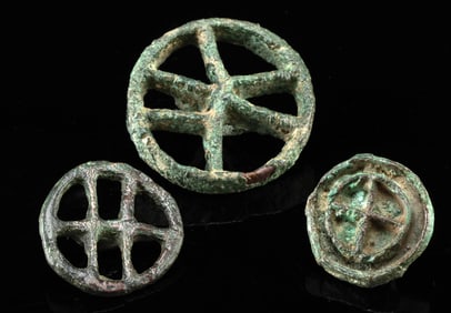 Bronze Age Bactrian Copper Compartmented Stamp Seals