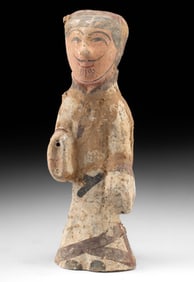 Han Dynasty Tomb Figure of Smiling Attendant