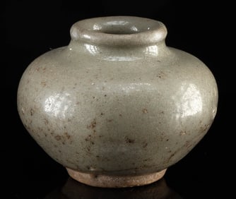 Miniature Chinese Song / Ming Celadon Pottery Jar