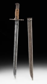 Japanese WWII Arisaka Type 30 Bayonet Sword & Sheath