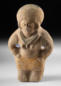 Jamacoaque Polychrome Pottery Standing Effigy