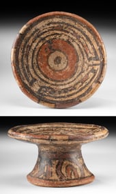 Panama Gran Cocle Macaracas Style Footed Plate