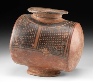 Rare Pre-Columbian Panamanian Pottery Drum Vessel