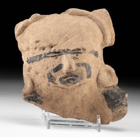 Veracruz Remojadas Pottery Head Fragment w/ Chapapote