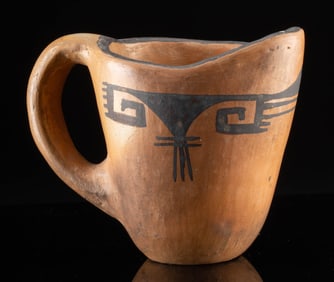 Early 20th C. Hopi Sikyatki Revival Pottery Pitcher