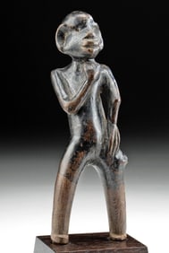 African Baule Wood Monkey Slingshot Handle