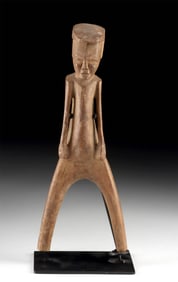 African Anthropomorphic Potomo Waka Slingshot Handle
