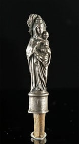18th C. Spanish Silver Our Lady of the Pillar