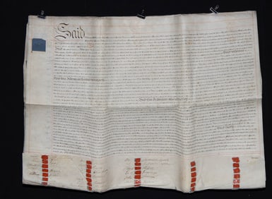 1830 Vellum Mortgage Indenture - Clarkson Family