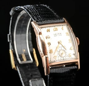 1950s Gruen Veri-Thin 10K Gold Precision Wristwatch