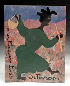 Black Joe Jackson Painting - "GetnHom"