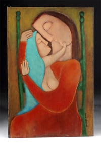 Rose Walton Painting - "After the Bath"