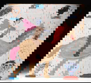 Robyn (The Beaver) Beverland Painting "We Won!" (1997)