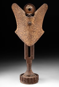 Folk Art Metal Sculpture of Angel by Jim Shores