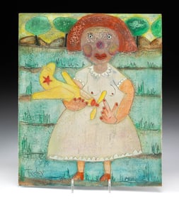 David Tinsley "Girl with Yellow Airplane" (2001)