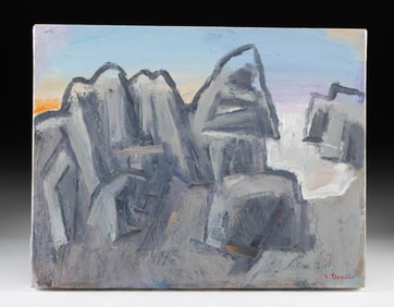 Lockwood Dennis Painting "Navajo Peak" (2002)