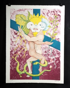 Gabriel Moreno Printers Proof - Intertwined Lovers