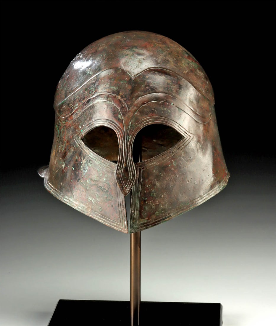 Important and Rare Greek Corinthian Helmet (1 of 6)