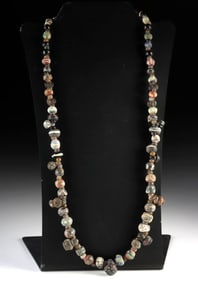 Gorgeous Roman / Phoenician Glass Bead Necklace