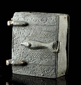 Ancient Tiny Coptic / Sasanian Copper Hinged Box