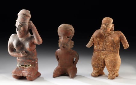 Three Jalisco & Nayarit Nude & Semi-Nude Figures