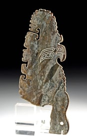 Coast Salish Jade Map - Salish Sea Carving