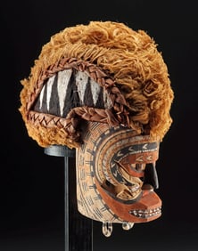 PNG New Ireland Tatanua Headdress Mask, ex-Economos