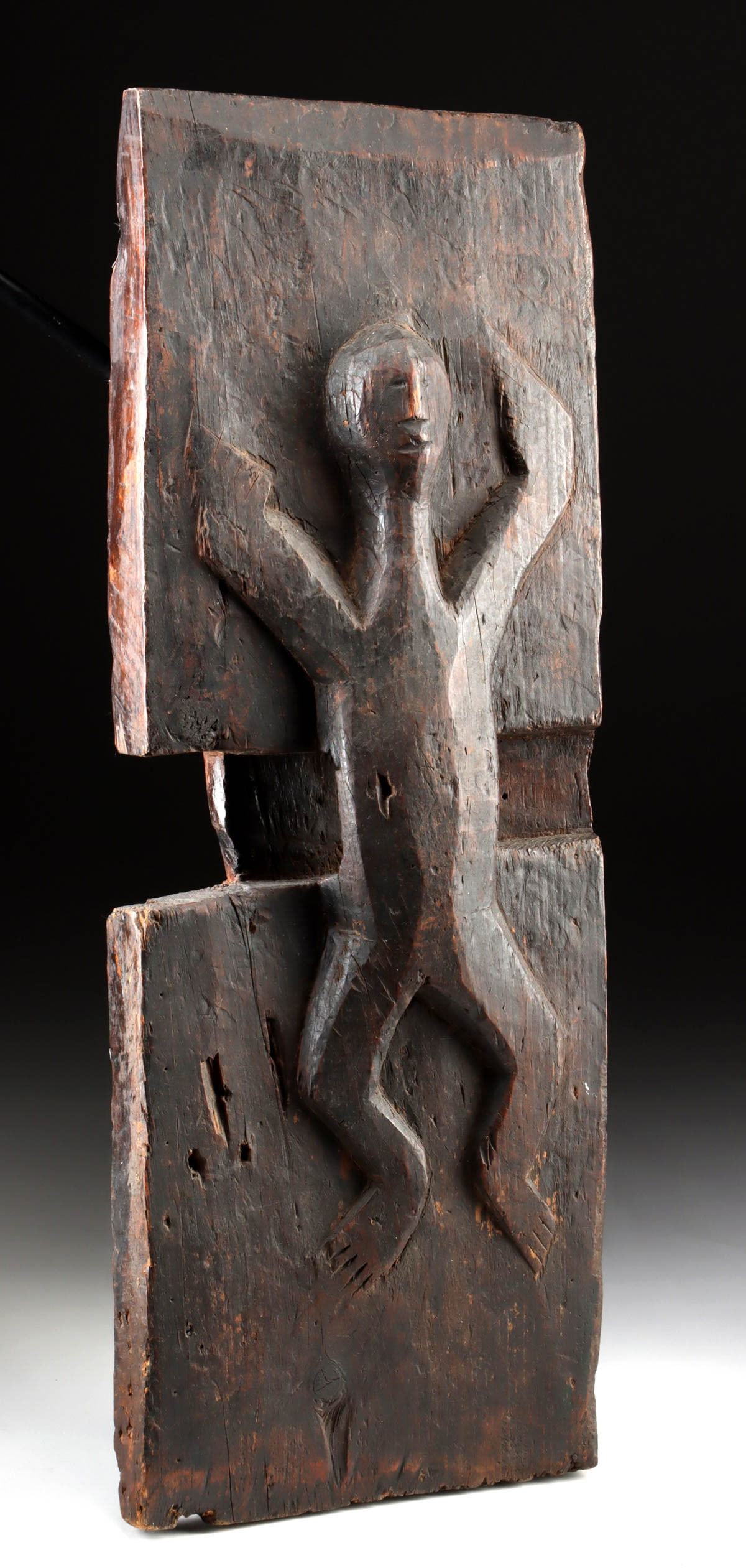 Early Filipino Kankanaey Pamadingan Granary Door Panel (1 of 3)