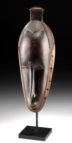 Exhibited Ivory Coast Guro Wood Mask, ex Komor