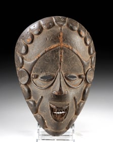 Early 20th C. Nigerian Ogoni Wood Festival Mask