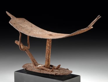 Mali Dogon Forged Iron Sculptural Neckrest